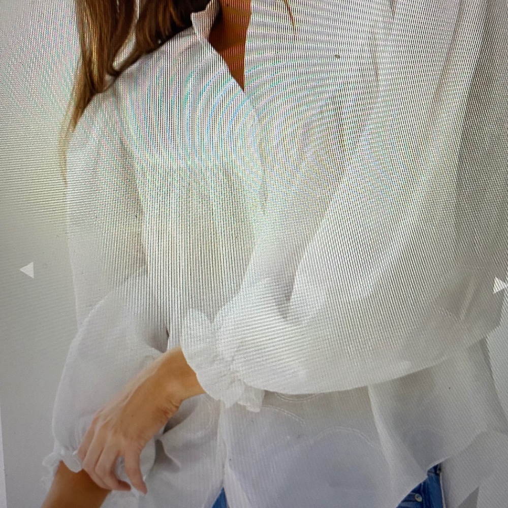 AYR Blouse - The New Romantic - Cloud 9 (White) Large